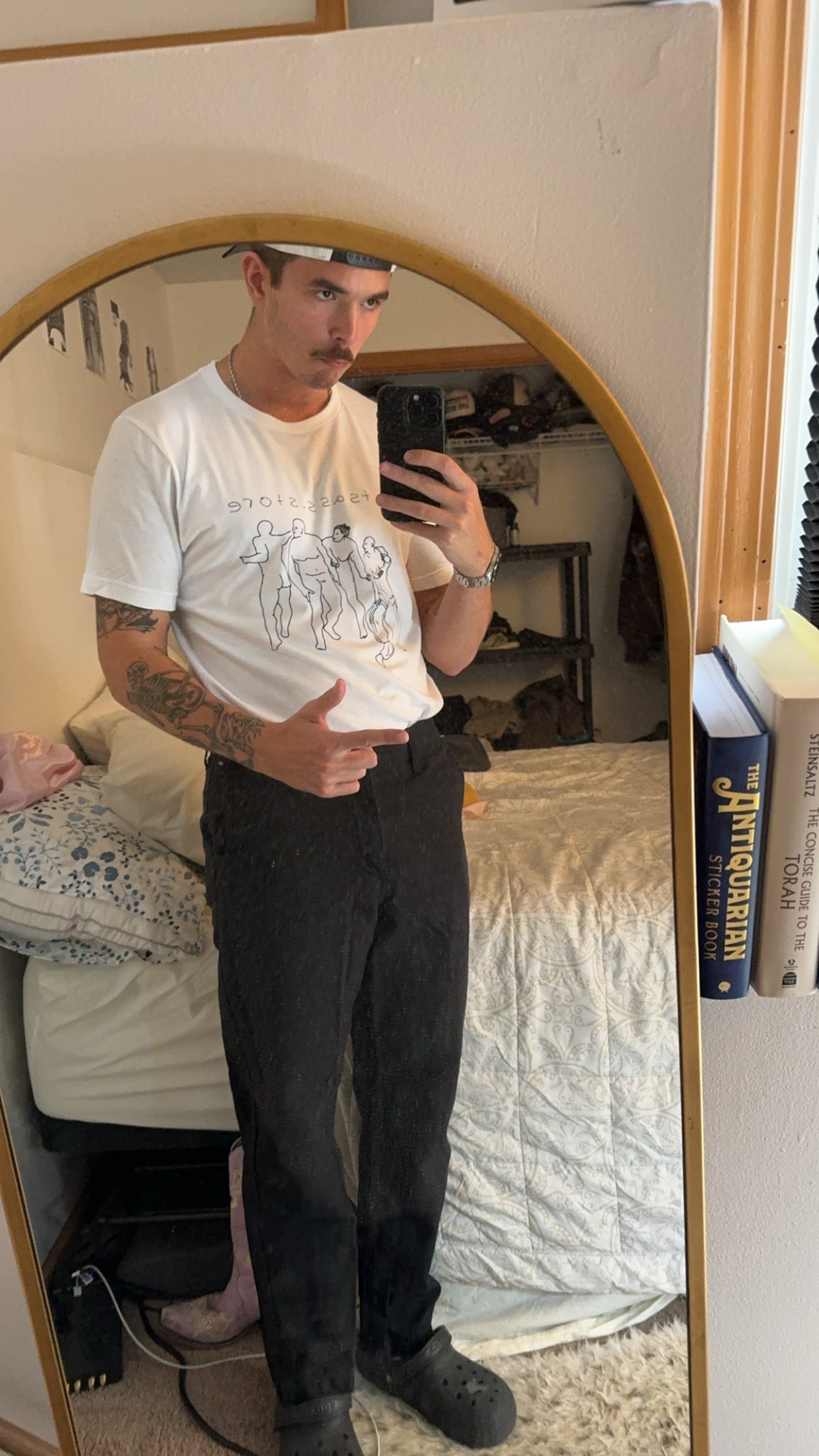 me and my friends naked tee shirt